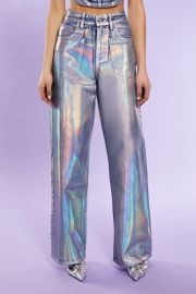 Forever 21 Iridescent Baggy Jeans at Forever 21