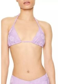 Forever 21 Jacquard Print Triangle Bikini at Forever 21