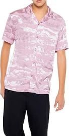 Forever 21 Men's Striped Abstract Jacquard Shirt at Amazon