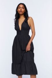 Forever 21 Plunging Midi Dress at Forever 21