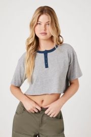 Forever 21 Raw Cut Cropped Tee at Forever 21