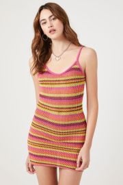 Forever 21 Striped Sweater Knit Cami Dress at Forever 21