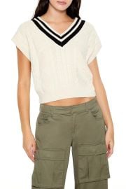 Forever 21 Varsity Striped Sports Club Sweater at Forever 21