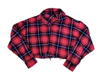 Forever 21 Womenaposs Black amp Red Blue Plaid Long Sleeve Mid Shirt - Size SMALL eBay at eBay