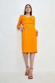 Forever Bar Belt Dress at Karen Millen