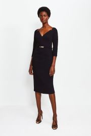 Forever Bar Belt Dress Karen Millen at Karen Millen