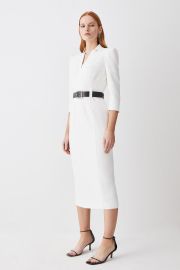 Forever Belted Midi Dress at Karen Millen