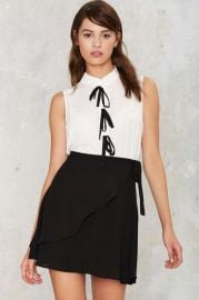 Forever Bow Collared Blouse at Nasty Gal