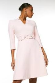 Forever Cinch Waist A-Line Dress at Karen Millen