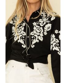 Fort Worth Floral Embroidered Western Shirt at Boot Barn