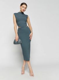 Foster Knit Two Piece - Sleeveless Midi Reformation at Reformation