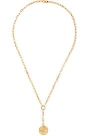 Foundrae   Karma 18-karat gold diamond necklace at Net A Porter