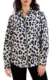 Foxcroft Cheetah Print Shirt at Nordstrom