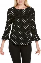 Foxcroft Korin Dot Pliss   Top   Nordstrom at Nordstrom