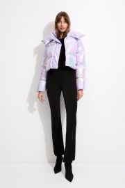 Fractals Jacket in Frosted Lilac Unreal Fur at Unreal Fur