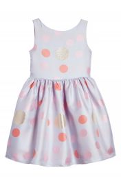 Frais Metallic Polka Dot Dress  Toddler Girls  Little Girls   Big Girls at Nordstrom