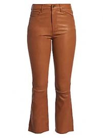 Frame - Leather Kick Flare Pants at Saks Fifth Avenue