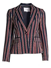 Frame - Stripe Shrunken Blazer at Saks Fifth Avenue