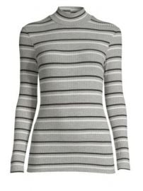 Frame - Stripe Turtleneck at Saks Fifth Avenue