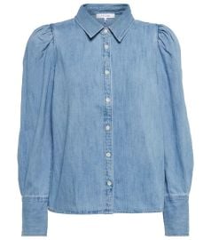 Frame - Voluminous Puff Sleeve denim shirt at Mytheresa