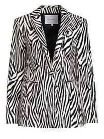 Frame - Zebra Blazer at Saks Fifth Avenue