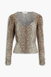 Frame Animal Print Blouse at The Outnet