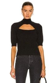 Frame Cutout Turtleneck Sweater at Forward