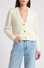 Frame Double Pocket Crop Cardigan at Nordstrom Rack