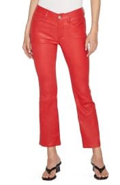 Frame Le Crop Mini Leather Cropped Pants at Nordstrom Rack