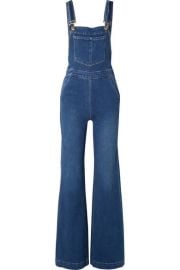 Frame Palazzo Denim Overalls at Net A Porter