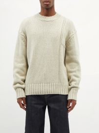 Frame Panelled cotton sweater at Matches