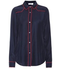 Frame Piped Western Silk Shirt at Mytheresa