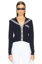 Frame Sailor Cardi In Navy Multi at Revolve
