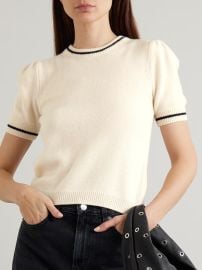 Frame The Cashmere Gathered Sweater at Net a Porter