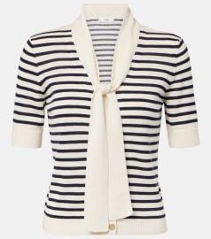 Frame The Sailor Tie Cardigan at Mytheresa