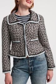 Frances Valentine Jessie Jacket Deco Tweed Poly Lurex at Nordstrom