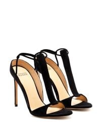 Francesco Russo 105mm T-bar Stiletto Sandals Black at Farfetch