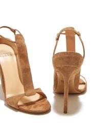 Francesco Russo T bar 105 suede sandals Enny Monaco at Enny Monaco