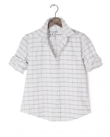 Frank & Eileen Barry Italian Flannel Windowpane Shirt at Ron Herman