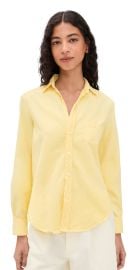 Frank & Eileen Relaxed Button-Up Shirt Lemon L at Shopbop