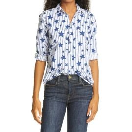 Frank Eileen Stars Stripes PoPlin Shirt at Nordstrom