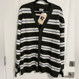 Frank amp Oak Sweaters Nwt Frank Oak Mens Striped V Neck Cardigan Size L Poshmark at Poshmark