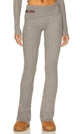 Frankies Bikinis Fleur Cable Knit Pant In Dark Pearl at Revolve
