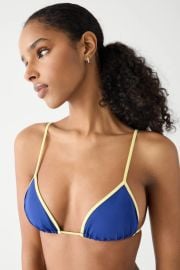 Frankies Bikinis Lumia Triangle Bralette Bikini Top at Frankies Bikinis