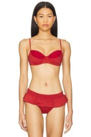 Frankies Bikinis X Bella Hadid Austin Bikini Top In Valentine at Revolve