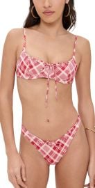 Frankies Bikinis x Bella Hadid Cola Top Lover\'s Lane L at Shopbop