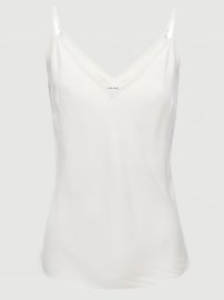 Fray Edge Satin Camisole by Frame at Frame