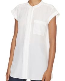 Frayed Placket Blouse by Vince at Intermix