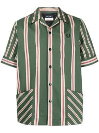 Fred Perry Striped short-sleeved Shirt - at Farfetch