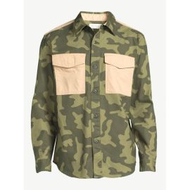 Free Assembly Camo Printed Overshirt at Walmart